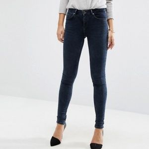 Asos Dark Washed Skinny Jeans